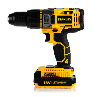Купити Дриль-шуруповерт ударний акумуляторний STANLEY STDC18LHBK. Офіційний магазин Dewalt Україна. Фірмовий інструмент та обладнання DeWALT, STANLEY, BLACK+DECKER, BOSTITCH