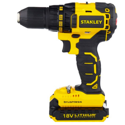 Купити Дриль-шуруповерт безщітковий STANLEY SBD20D2K. Офіційний магазин Dewalt Україна. Фірмовий інструмент та обладнання DeWALT, STANLEY, BLACK+DECKER, BOSTITCH