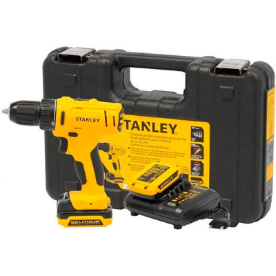Купити Дриль-шуруповерт акумуляторний STANLEY SCD121S2K. Офіційний магазин Dewalt Україна. Фірмовий інструмент та обладнання DeWALT, STANLEY, BLACK+DECKER, BOSTITCH