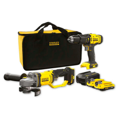 Купити Набір акумуляторних інструментів STANLEY FATMAX SFMCK471D2S. Офіційний магазин Dewalt Україна. Фірмовий інструмент та обладнання DeWALT, STANLEY, BLACK+DECKER, BOSTITCH
