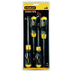 Купити Набір із чотирьох викруток CushionGrip STANLEY 0-65-013. Офіційний магазин Dewalt Україна. Фірмовий інструмент та обладнання DeWALT, STANLEY, BLACK+DECKER, BOSTITCH