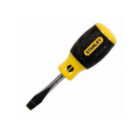 Купить Отвертка Cushion Grip длиной 45 мм с расширяющимся жалом под шлиц SL 6.5 STANLEY 0-64-917. Официальный магазин Dewalt Украина. Фирменный инструмент и оборудовние DeWALT, STANLEY, BLACK+DECKER, BOSTITCH