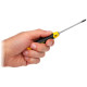 Купить Отвертка Cushion Grip длиной 75 мм с параллельным жалом под шлиц SL 2.5 STANLEY 0-64-923. Официальный магазин Dewalt Украина. Фирменный инструмент и оборудовние DeWALT, STANLEY, BLACK+DECKER, BOSTITCH