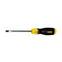Купить Отвертка Cushion Grip длиной 100 мм с расширяющимся жалом под шлиц SL 5 STANLEY 1-64-916. Официальный магазин Dewalt Украина. Фирменный инструмент и оборудовние DeWALT, STANLEY, BLACK+DECKER, BOSTITCH