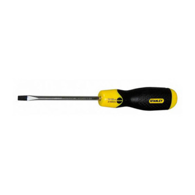 Купить Отвертка Cushion Grip длиной 100 мм с расширяющимся жалом под шлиц SL 5 STANLEY 1-64-916. Официальный магазин Dewalt Украина. Фирменный инструмент и оборудовние DeWALT, STANLEY, BLACK+DECKER, BOSTITCH