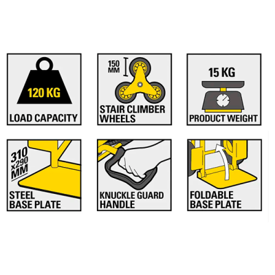 Купити Візок складний вантажний STANLEY SXWTD-FT521. Офіційний магазин Dewalt Україна. Фірмовий інструмент та обладнання DeWALT, STANLEY, BLACK+DECKER, BOSTITCH