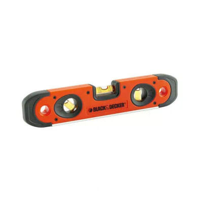 Купити Рівень малого типу TORPEDO 250 мм BLACK+DECKER BDHT0-42174. Офіційний магазин Dewalt Україна. Фірмовий інструмент та обладнання DeWALT, STANLEY, BLACK+DECKER, BOSTITCH