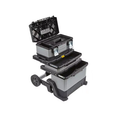 Купить Ящик FatMax® Rolling Workshop, размеры 568x893x389 мм, с колесами STANLEY FMST1-75506. Официальный магазин Dewalt Украина. Фирменный инструмент и оборудовние DeWALT, STANLEY, BLACK+DECKER, BOSTITCH