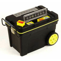 Купити Скринька Pro Mobile Tool Chest, розміри 610х375х420 мм, з колесами STANLEY 1-92-904. Офіційний магазин Dewalt Україна. Фірмовий інструмент та обладнання DeWALT, STANLEY, BLACK+DECKER, BOSTITCH