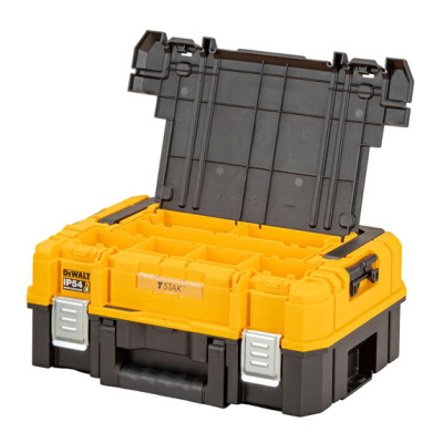 Купити Ящик з органайзером TSTAK 2.0 DeWALT DWST83344-1. Офіційний магазин Dewalt Україна. Фірмовий інструмент та обладнання DeWALT, STANLEY, BLACK+DECKER, BOSTITCH