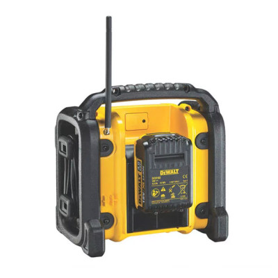 Купить Зарядное устройство-радиоприемник DeWALT DCR020. Официальный магазин Dewalt Украина. Фирменный инструмент и оборудовние DeWALT, STANLEY, BLACK+DECKER, BOSTITCH