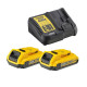 Купити Зарядний пристрій та 2 акумулятори DCB183 2Ач DeWALT DCB105D2. Офіційний магазин Dewalt Україна. Фірмовий інструмент та обладнання DeWALT, STANLEY, BLACK+DECKER, BOSTITCH