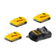 Купить Зарядное устройство и 3 аккумулятора DCB183 2Ач DeWALT DCB105D3. Официальный магазин Dewalt Украина. Фирменный инструмент и оборудовние DeWALT, STANLEY, BLACK+DECKER, BOSTITCH