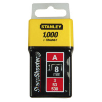 Купить Скобы тип А высотой 8 мм, для степлера ручного Light Duty, в упаковке 1000 шт STANLEY 1-TRA205T. Официальный магазин Dewalt Украина. Фирменный инструмент и оборудовние DeWALT, STANLEY, BLACK+DECKER, BOSTITCH