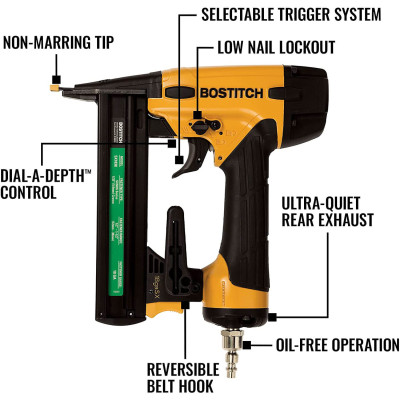 Купити Пістолет скобозабивний пневматичний BOSTITCH SX1838-E. Офіційний магазин Dewalt Україна. Фірмовий інструмент та обладнання DeWALT, STANLEY, BLACK+DECKER, BOSTITCH