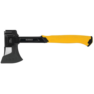 Купити Сокира туристична суцільнометалева вагою 990 грам з чохлом DeWALT DWHT51387-0. Офіційний магазин Dewalt Україна. Фірмовий інструмент та обладнання DeWALT, STANLEY, BLACK+DECKER, BOSTITCH