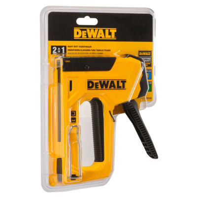 Купити Степлер Heavy Duty для скоб типу G 6-14мм, цвяхів типу J 12, 15мм DeWALT DWHTTR350-0. Офіційний магазин Dewalt Україна. Фірмовий інструмент та обладнання DeWALT, STANLEY, BLACK+DECKER, BOSTITCH