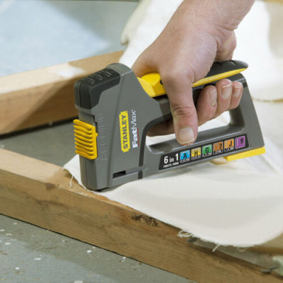 Купити Степлер LIGHT DUTY/HEAVYDUTY/CABLE/BRADS TR75 FATMAX® 6 В 1 для всіх типів скоб STANLEY FMHT6-70868. Офіційний магазин Dewalt Україна. Фірмовий інструмент та обладнання DeWALT, STANLEY, BLACK+DECKER, BOSTITCH