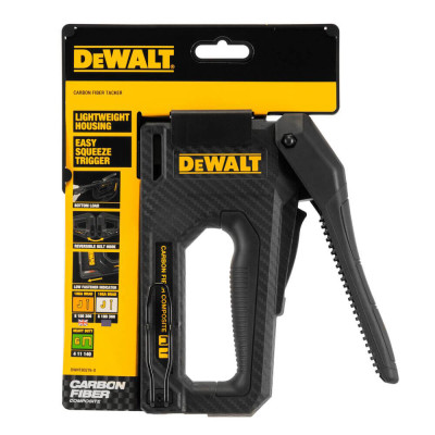 Купить Степлер CARBON FIBRE для скоб типа G 6-14мм, гвоздей типа J 12, 15мм DeWALT DWHT80276-0. Официальный магазин Dewalt Украина. Фирменный инструмент и оборудовние DeWALT, STANLEY, BLACK+DECKER, BOSTITCH