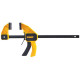 Купить Струбцина L триггерная с максимальным усилием сжатия 135 кг DeWALT DWHT0-83193. Официальный магазин Dewalt Украина. Фирменный инструмент и оборудовние DeWALT, STANLEY, BLACK+DECKER, BOSTITCH