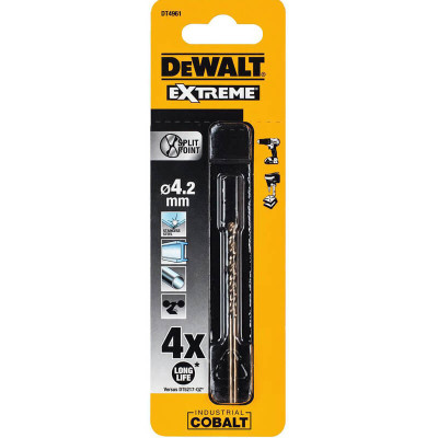 Купить Сверло по металлу EXTREME INDUSTRIAL COBALT DeWALT DT4961. Официальный магазин Dewalt Украина. Фирменный инструмент и оборудовние DeWALT, STANLEY, BLACK+DECKER, BOSTITCH