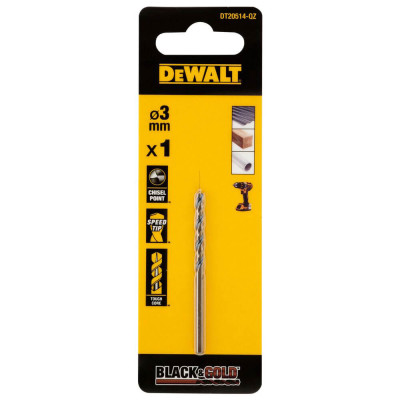 Купити Свердло по металу Black & Gold DeWALT DT20514. Офіційний магазин Dewalt Україна. Фірмовий інструмент та обладнання DeWALT, STANLEY, BLACK+DECKER, BOSTITCH