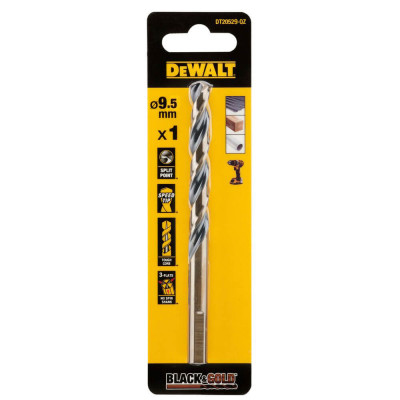 Купити Свердло по металу Black & Gold DeWALT DT20529. Офіційний магазин Dewalt Україна. Фірмовий інструмент та обладнання DeWALT, STANLEY, BLACK+DECKER, BOSTITCH