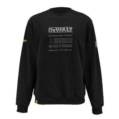 Купить Свитшот 100 YEAR LOGO SWEATSHIRT DeWALT DWC237-001-XL. Официальный магазин Dewalt Украина. Фирменный инструмент и оборудовние DeWALT, STANLEY, BLACK+DECKER, BOSTITCH