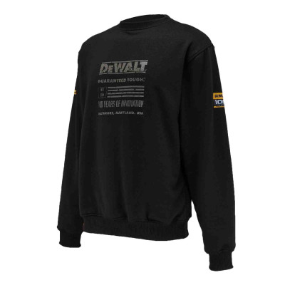 Купить Свитшот 100 YEAR LOGO SWEATSHIRT DeWALT DWC237-001-XL. Официальный магазин Dewalt Украина. Фирменный инструмент и оборудовние DeWALT, STANLEY, BLACK+DECKER, BOSTITCH