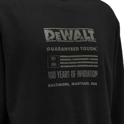 Купить Свитшот 100 YEAR LOGO SWEATSHIRT DeWALT DWC237-001-XL. Официальный магазин Dewalt Украина. Фирменный инструмент и оборудовние DeWALT, STANLEY, BLACK+DECKER, BOSTITCH