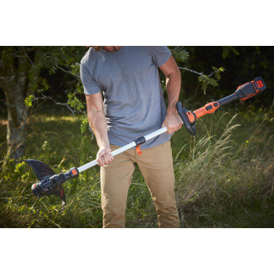Купити Тример акумуляторний безщітковий BLACK+DECKER BCSTE636L1. Офіційний магазин Dewalt Україна. Фірмовий інструмент та обладнання DeWALT, STANLEY, BLACK+DECKER, BOSTITCH