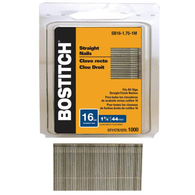 Купити Цвяхи BOSTITCH SB16-1.75. Офіційний магазин Dewalt Україна. Фірмовий інструмент та обладнання DeWALT, STANLEY, BLACK+DECKER, BOSTITCH