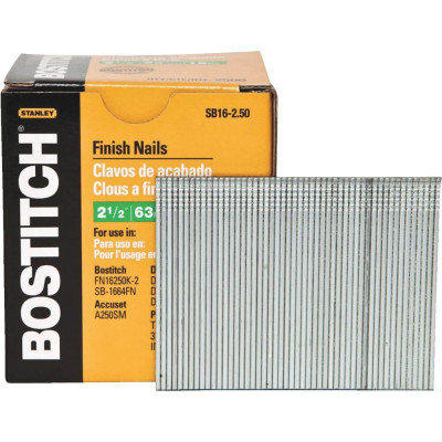 Купити Цвяхи BOSTITCH SB16-2.50. Офіційний магазин Dewalt Україна. Фірмовий інструмент та обладнання DeWALT, STANLEY, BLACK+DECKER, BOSTITCH