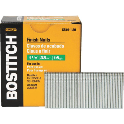 Купить Гвозди BOSTITCH SB16-1.50. Официальный магазин Dewalt Украина. Фирменный инструмент и оборудовние DeWALT, STANLEY, BLACK+DECKER, BOSTITCH