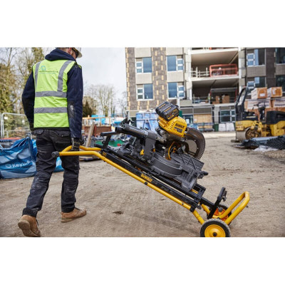 Купить Стенд на колесах для торцовочных пил DeWALT DE7260. Официальный магазин Dewalt Украина. Фирменный инструмент и оборудовние DeWALT, STANLEY, BLACK+DECKER, BOSTITCH