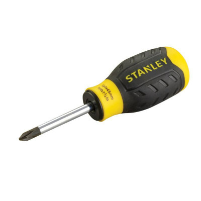 Купить Отвертка Cushion Grip под шлиц Ph1 с длиной жала 45 мм STANLEY 0-64-931. Официальный магазин Dewalt Украина. Фирменный инструмент и оборудовние DeWALT, STANLEY, BLACK+DECKER, BOSTITCH