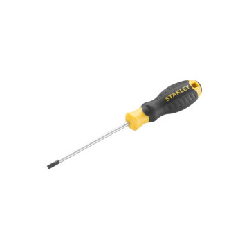 Купить Отвертка Cushion Grip длиной 100 мм с параллельным жалом под шлиц SL 4.0 STANLEY STHT16195-0. Официальный магазин Dewalt Украина. Фирменный инструмент и оборудовние DeWALT, STANLEY, BLACK+DECKER, BOSTITCH
