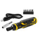 Купить Отвертка - набор аккумуляторная Power-Assist, 4В, 1.5 Ач STANLEY FMHT66719-0. Официальный магазин Dewalt Украина. Фирменный инструмент и оборудовние DeWALT, STANLEY, BLACK+DECKER, BOSTITCH