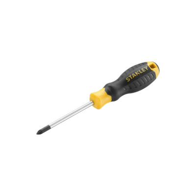 Купити Викрутка Cushion Grip під шліць Pz1 з довжиною жала 75 мм STANLEY STHT16162-0. Офіційний магазин Dewalt Україна. Фірмовий інструмент та обладнання DeWALT, STANLEY, BLACK+DECKER, BOSTITCH