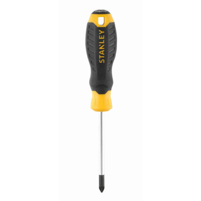 Купити Викрутка Cushion Grip під шліць Pz1 з довжиною жала 75 мм STANLEY STHT16162-0. Офіційний магазин Dewalt Україна. Фірмовий інструмент та обладнання DeWALT, STANLEY, BLACK+DECKER, BOSTITCH