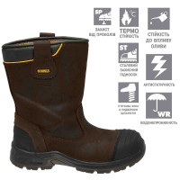 Купить Обувь рабочая MILLINGTON DeWALT DWF50202-104-10. Официальный магазин Dewalt Украина. Фирменный инструмент и оборудовние DeWALT, STANLEY, BLACK+DECKER, BOSTITCH