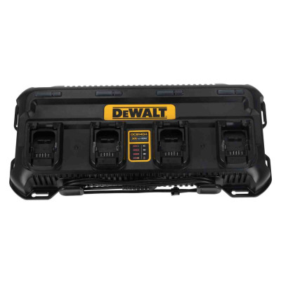 Купить Зарядное устройство 4-х портовое DeWALT DCB1404. Официальный магазин Dewalt Украина. Фирменный инструмент и оборудовние DeWALT, STANLEY, BLACK+DECKER, BOSTITCH
