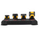 Купить Зарядное устройство 4-х портовое DeWALT DCB1404. Официальный магазин Dewalt Украина. Фирменный инструмент и оборудовние DeWALT, STANLEY, BLACK+DECKER, BOSTITCH
